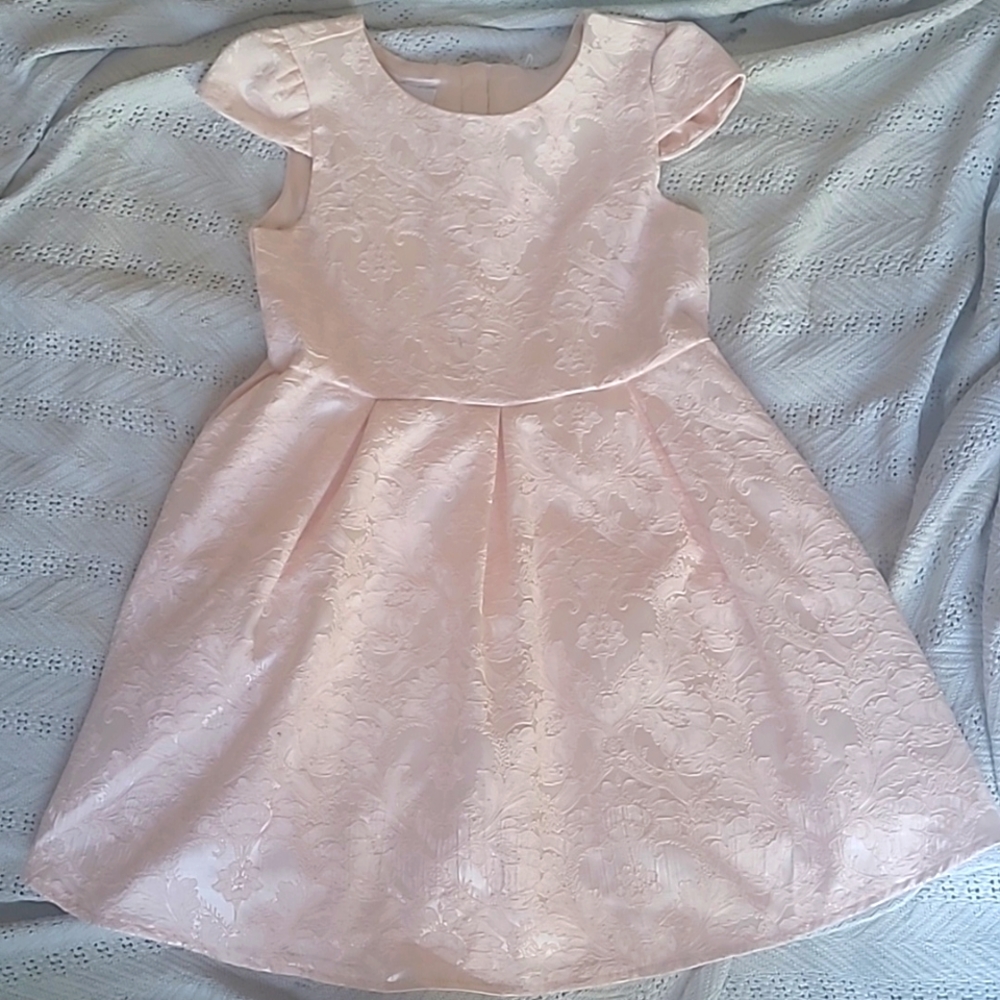 Girls pale pink dress